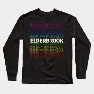Elderbrook Kinetic Typography Style Long Sleeve T-Shirt